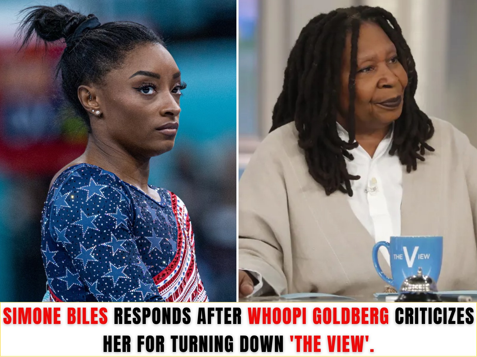 Breaking news Simone Biles Responds After Whoopi Goldberg Criticizes